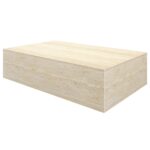 Artemis Contract Grade Rectangular Coffee Table in Travertine 301-079TR 301 079TR 2