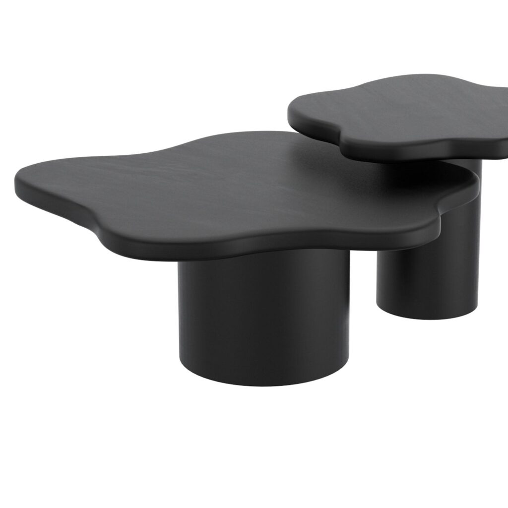 Mayal Large Coffee Table in Black - Image 3