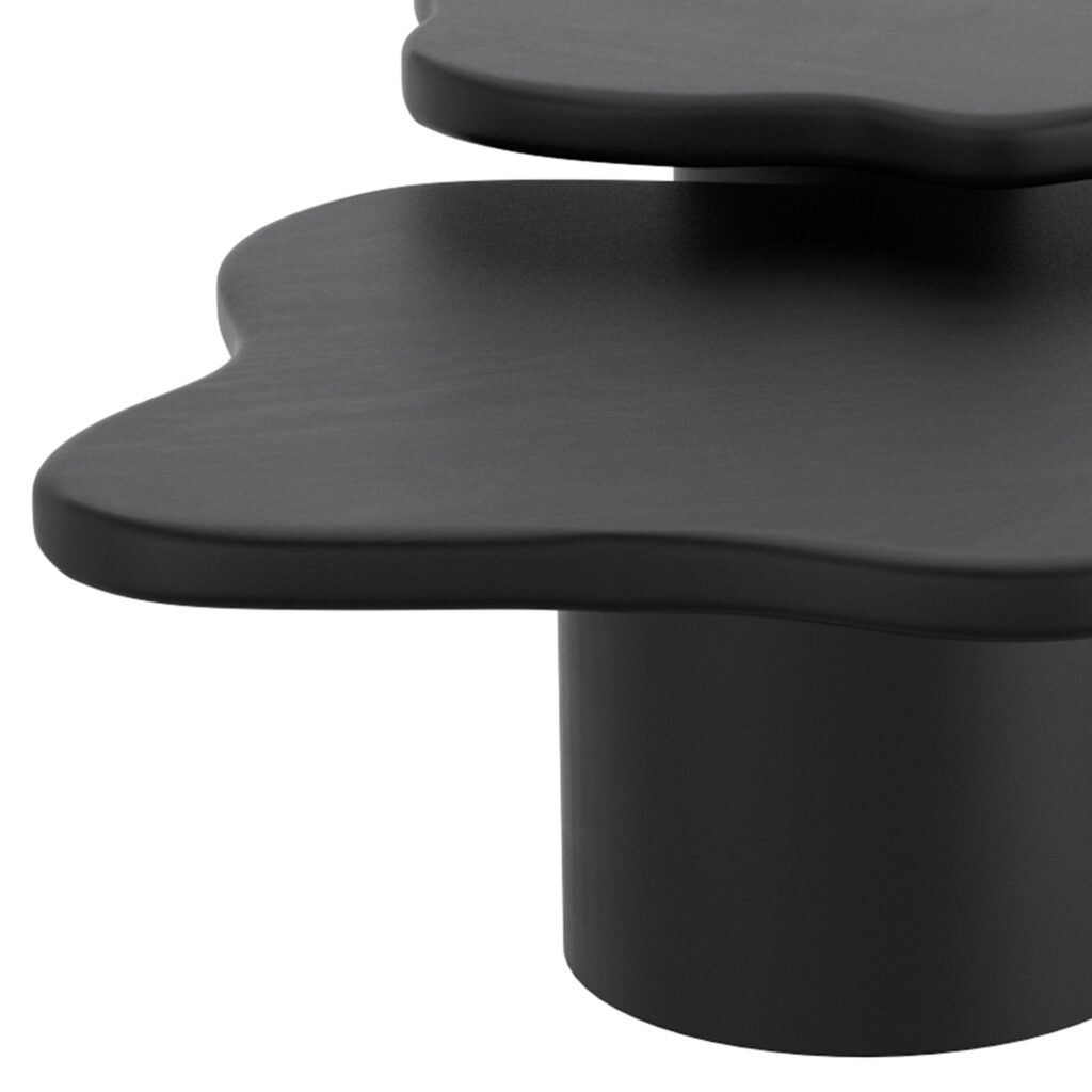 Mayal Large Coffee Table in Black - Image 4