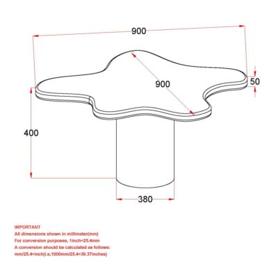 Mayal Large Coffee Table in Walnut 301-149LG_WAL 301 149LG WAL LD
