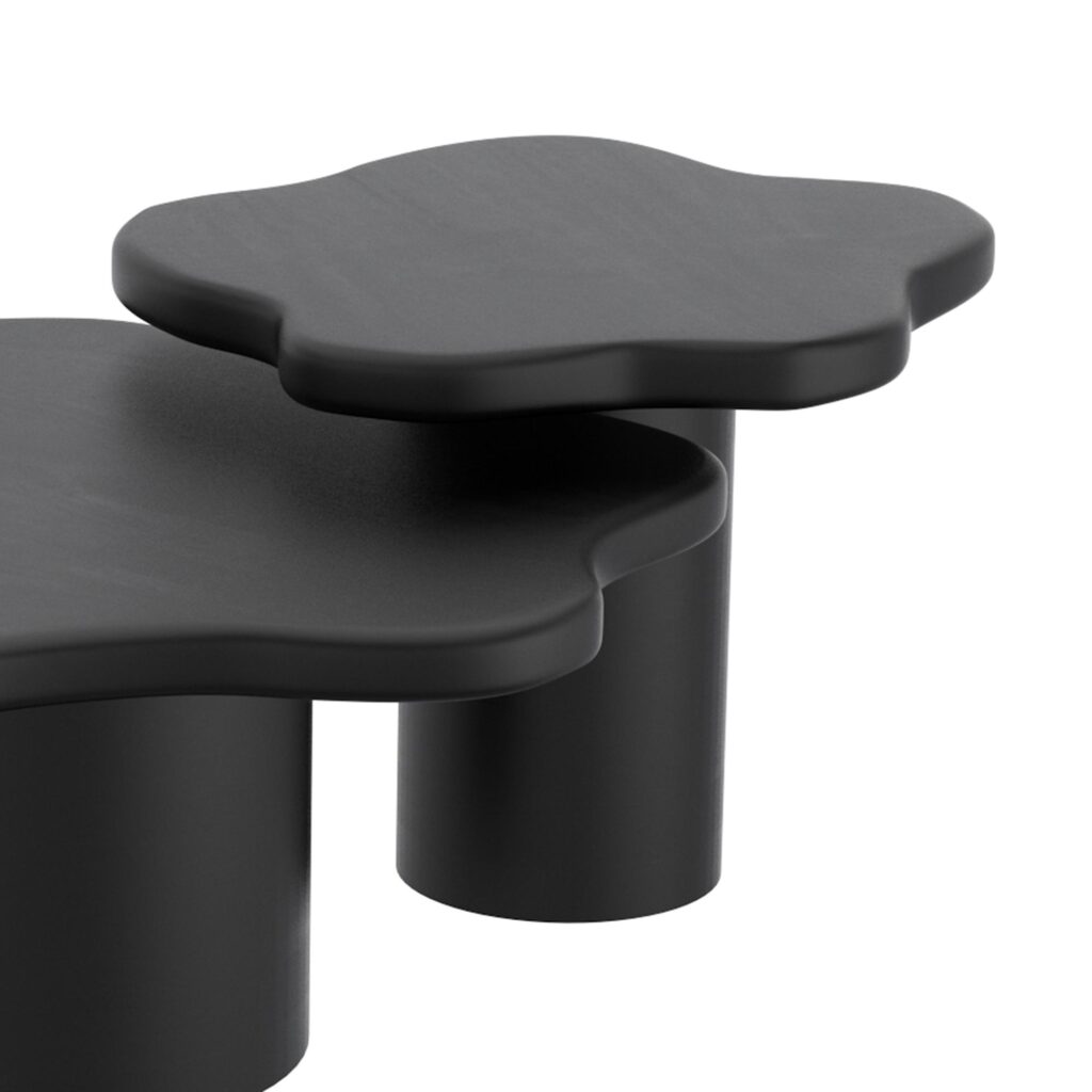 Mayal Small Coffee Table in Black - Image 3