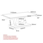 Corvus Rectangular Coffee Table in Warm Grey 301-159WGY 301 159WGY LD