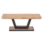 Forna Rectangular Coffee Table in Natural and Black 301-161NAT 301 161NAT 4