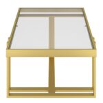 Paxton Rectangular Coffee Table in Brushed Gold 301-167GL 301 167GL 3