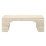 Atticus Contract Grade Rectangular Coffee Table in Travertine 301-193TR 301 193TR 4