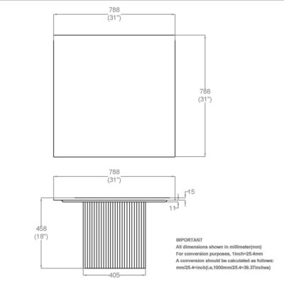 Roland Square Coffee Table in White 301-196WT 301 196WT LD