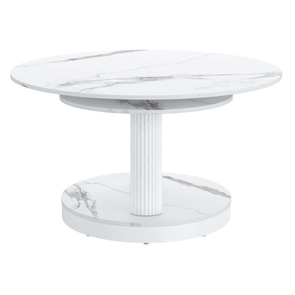 Elara Coffee Table in White - Image 7