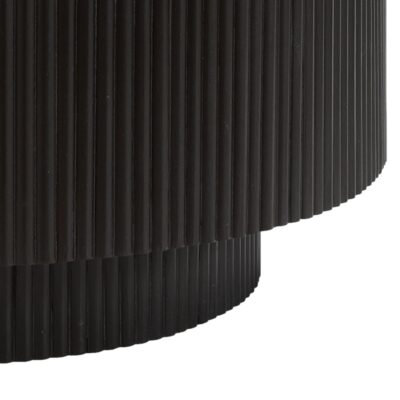 Reyna Round Coffee Table with Storage in Black and White 301-248BLK 301 248BLK 6