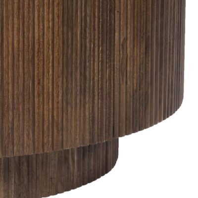 Reyna Round Coffee Table with Storage in Walnut and White 14 Reyna Round Coffee Table with Storage in Walnut and White 301-248WAL 301 248WAL 6