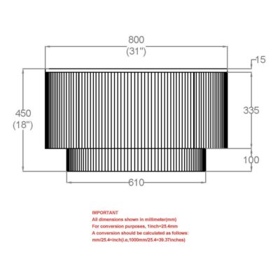Reyna Round Coffee Table with Storage in Walnut and White 15 Reyna Round Coffee Table with Storage in Walnut and White 301-248WAL 301 248WAL LD