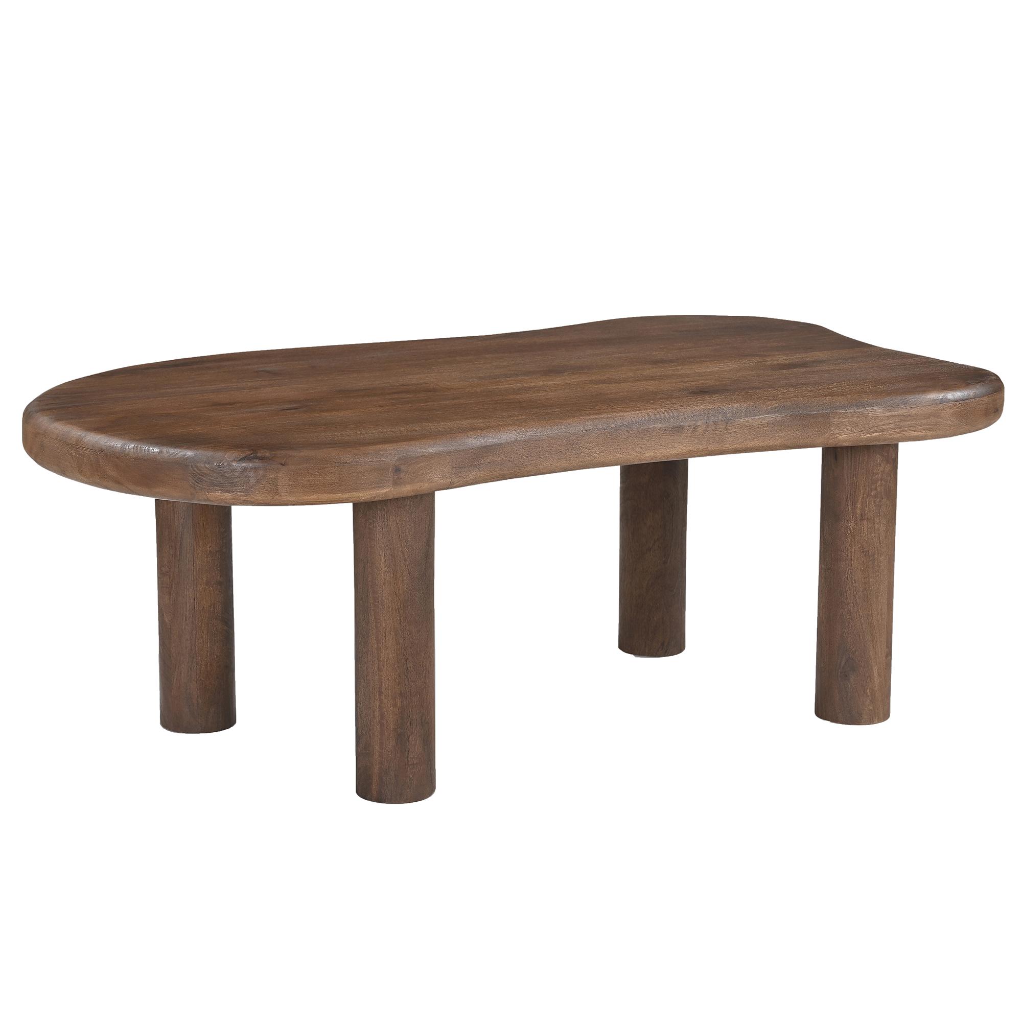 Zaloa Organic Coffee Table in Dark Walnut 1 Zaloa Organic Coffee Table in Dark Walnut