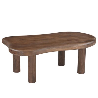 Zaloa Organic Coffee Table in Dark Walnut 10 Zaloa Organic Coffee Table in Dark Walnut 301-272DWT 301 272DWT 2