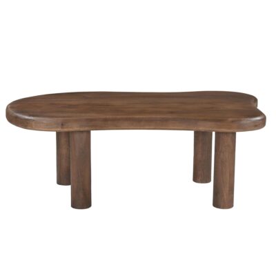 Zaloa Organic Coffee Table in Dark Walnut 12 Zaloa Organic Coffee Table in Dark Walnut 301-272DWT 301 272DWT 4