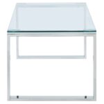 Zevon Coffee Table in Silver 301-408CH 301 408CH 2