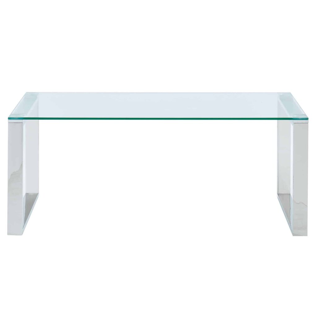 Zevon Coffee Table in Silver - Image 4