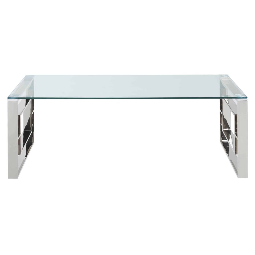 Eros Coffee Table in Silver - Image 3