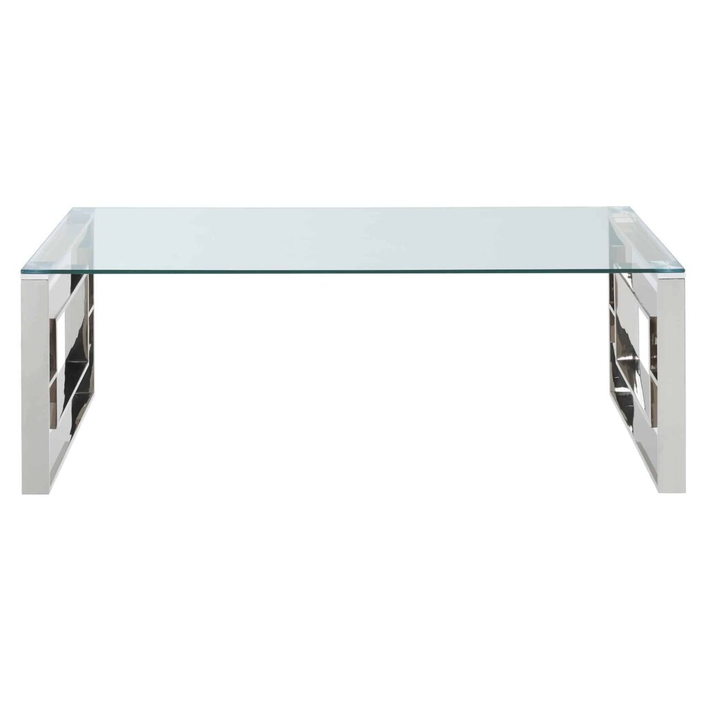 Eros Coffee Table in Silver 301-482CH 301 482CH 2