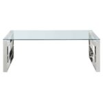 Eros Coffee Table in Silver 301-482CH 301 482CH 2