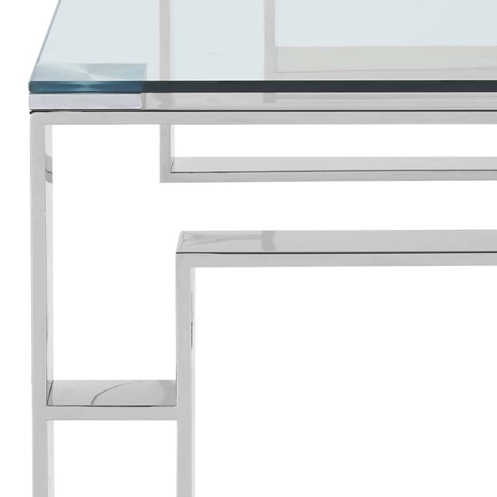 Eros Coffee Table in Silver - Image 7