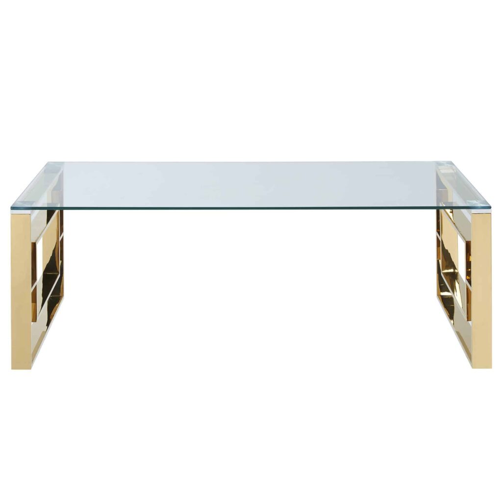 Eros Coffee Table in Gold - Image 3