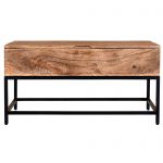 Ojas Lift-Top Coffee Table in Natural Burnt and Black 301-513NT 301 513NT 2