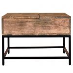 Ojas Lift-Top Coffee Table in Natural Burnt and Black 301-513NT 301 513NT 3