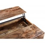 Ojas Lift-Top Coffee Table in Natural Burnt and Black 301-513NT 301 513NT 5