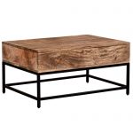 Ojas Lift-Top Coffee Table in Natural Burnt and Black 301-513NT 301 513NT 6