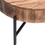 Blox Round Coffee Table in Natural and Black 301-528NAT 301 528NAT 4