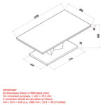 Napoli Coffee Table in Light Grey 301-545GY 301 545GY LD