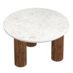 Jilsa Coffee Table in Walnut & White 301-551WAL 301 551WAL 2
