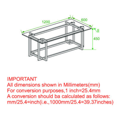 Florina Coffee Table in Silver and Gold 15 Florina Coffee Table in Silver and Gold 301-561REC 301 561REC LD