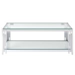 Estrel Rectangular Coffee Table in Silver 301-630CH 301 630CH 2