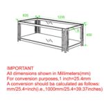 Estrel Rectangular Coffee Table in Silver 301-630CH 301 630CH LD
