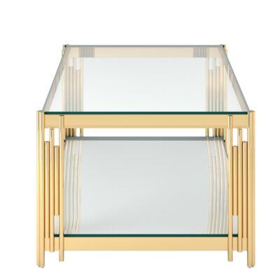 Estrel Rectangular Coffee Table in Gold 301-630GL 301 630GL 3