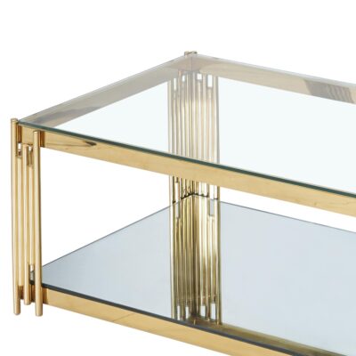 Estrel Rectangular Coffee Table in Gold 301-630GL 301 630GL 6