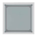 Casini Small Square Coffee Table in Silver 301-632CH_S 301 632CH S 3