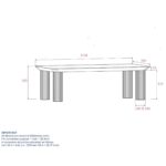 Sangra Coffee Table in Black 301-751BLK 301 751BLK LD