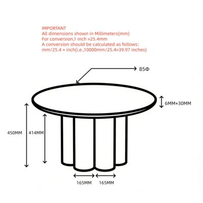 Seaton Round Coffee Table in Walnut and Travertine 15 Seaton Round Coffee Table in Walnut and Travertine 301-759WAL 301 759WAL LD