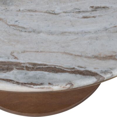 Martina Round Coffee Table in Walnut 301-929WAL 301 929WAL 3