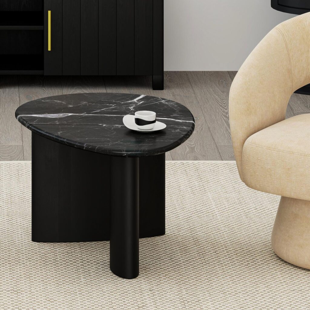 Lyriq Coffee Table in Black - Image 2