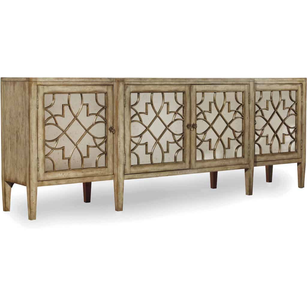 Sanctuary Four-Door Mirrored Console - Surf-Visage 3013-85001 3013 85001