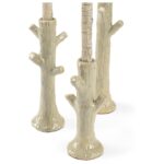 Faux Bois Candlesticks - Green (S3) 302169 302169 C