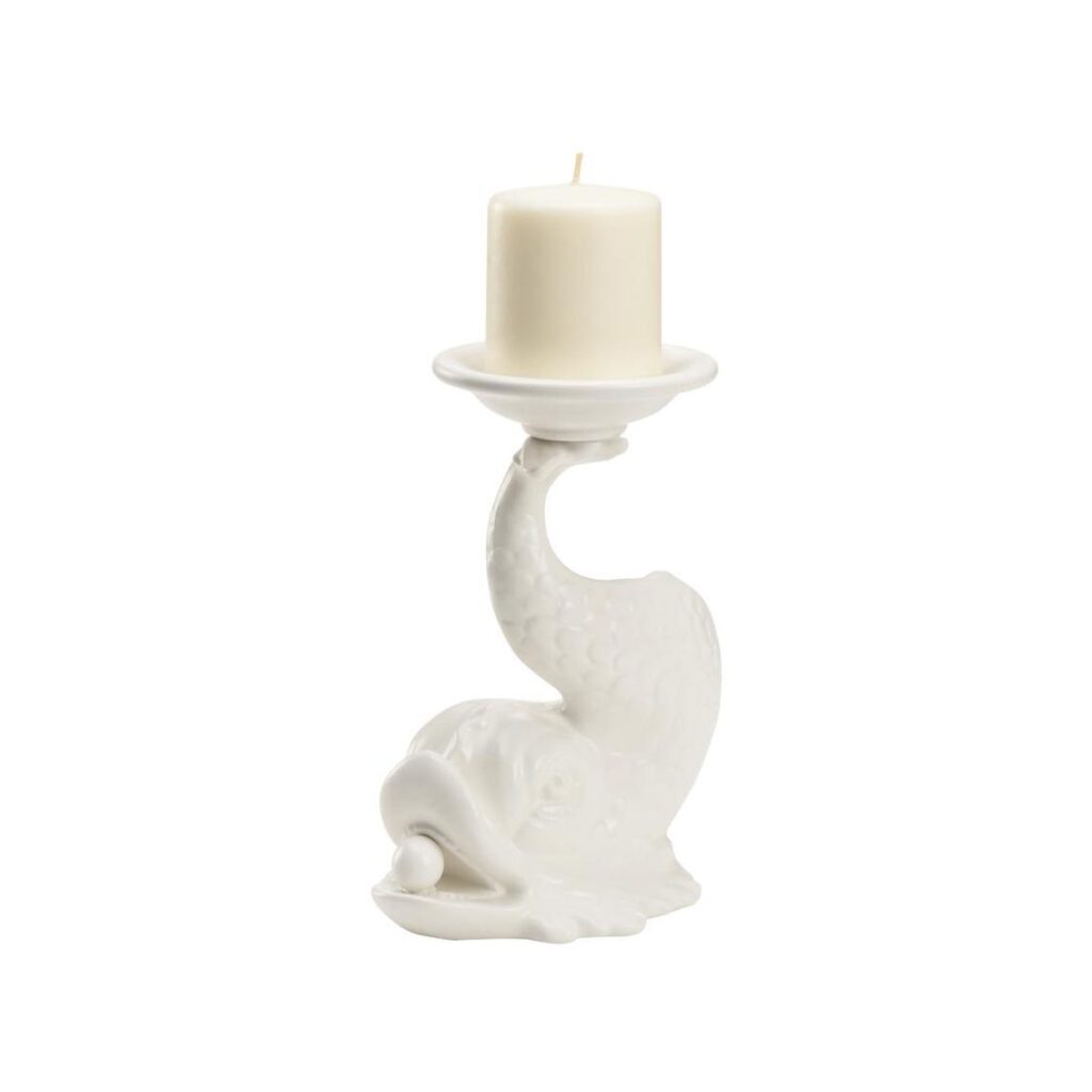 Italian Renaissance Dolphin Candleholder