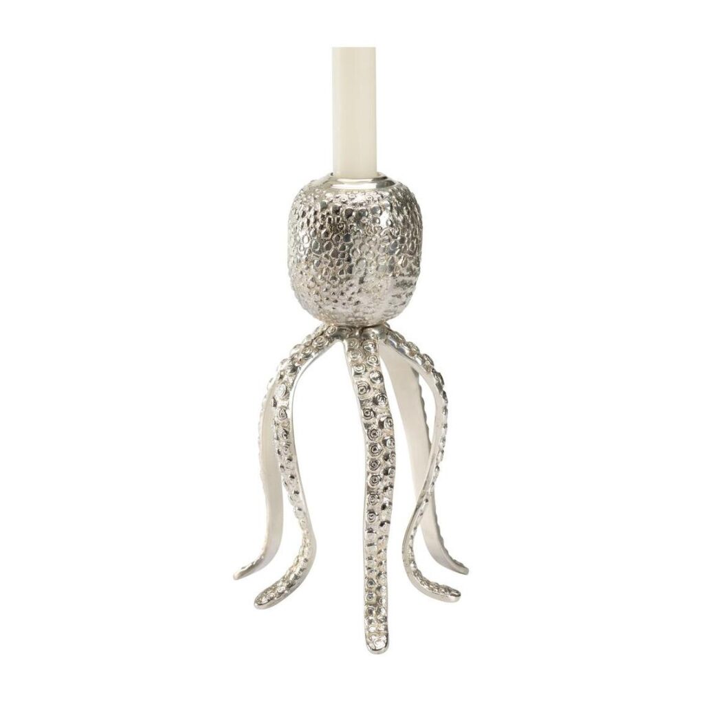 Pacific Octopus Candleholder - Nickel - Image 2