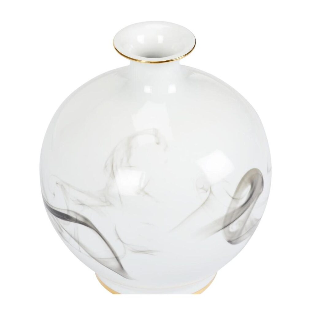 White Cinder And Smoke Vase (Sm) - Image 3
