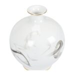 White Cinder And Smoke Vase (Sm) 302437 302437 C