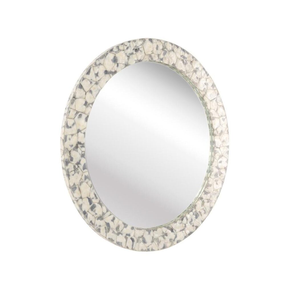 Shell Shock Round Mirror