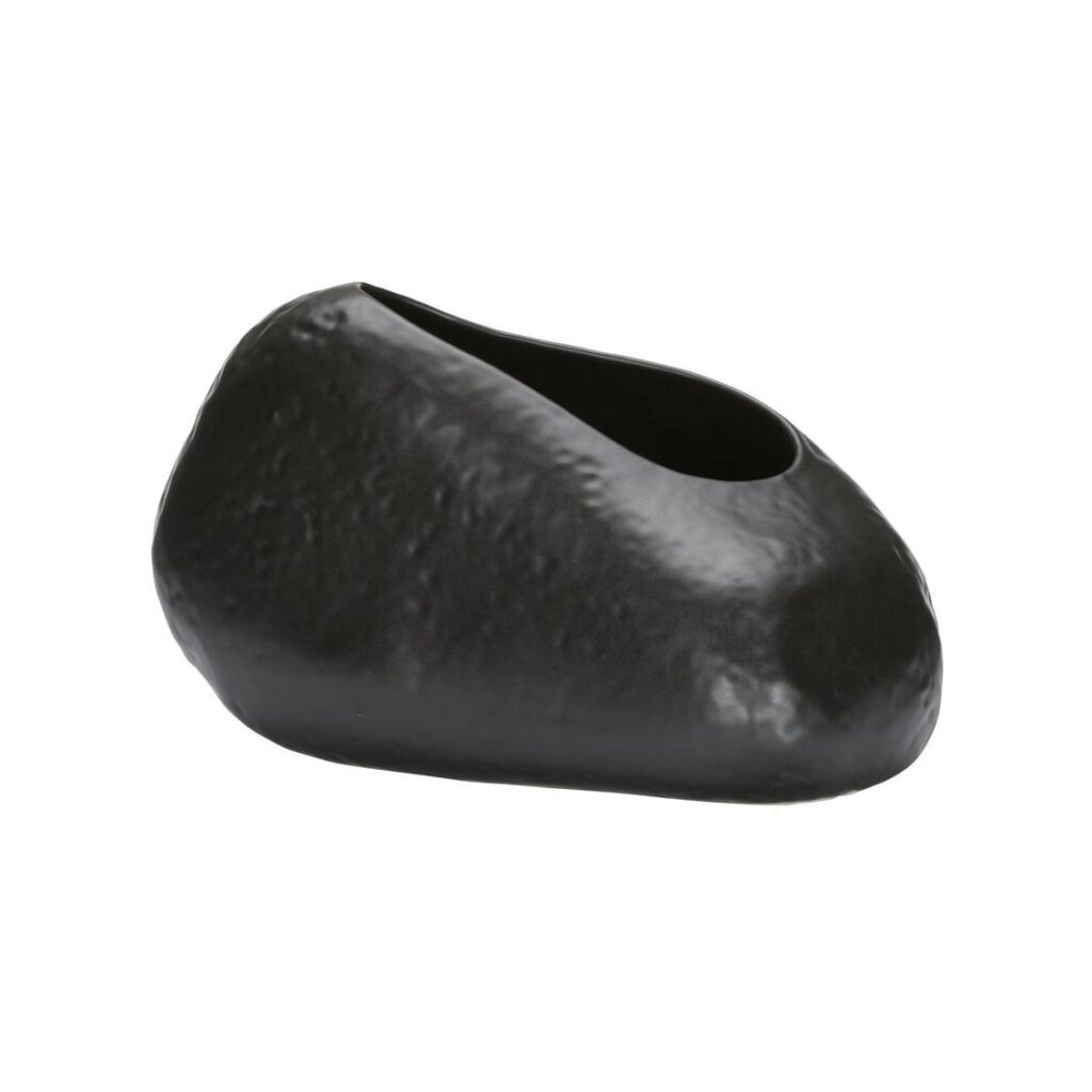 Ikebana Ishi Vase - Kuro