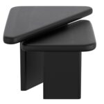 Draco 2pc Coffee Table Set in Black 303-155BLK 303 155BLK 3